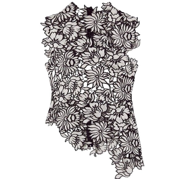 Self Portrait Lily Lace Top Size XS - Picture 9 of 12